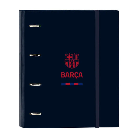Папка с пръстени F.C. Barcelona Морско син (27 x 32 x 3.5
