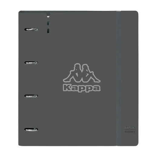 Папка с пръстени Kappa Dark Черен 27 X 32 X 4 cm