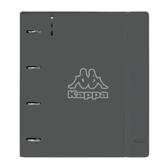 Папка с пръстени Kappa Dark Черен 27 X 32 X 4 cm