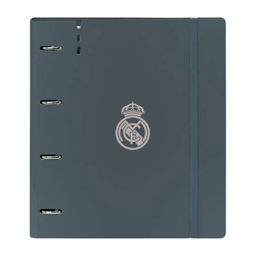 Папка с пръстени Real Madrid C.F. Сив 27 X 32 X 4 cm