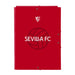 Папка с пръстени Sevilla Fútbol Club Червен