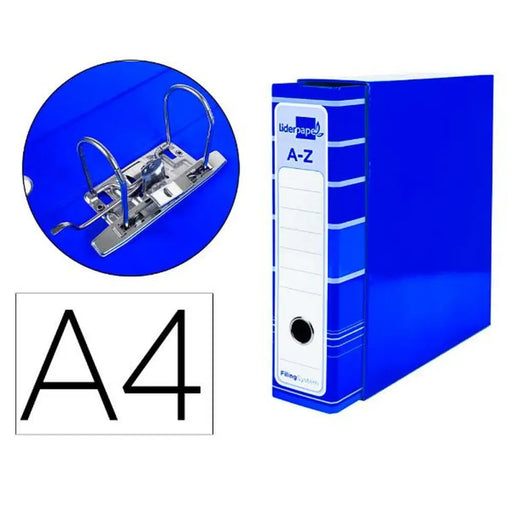 Папка с пръстени Liderpapel AZ14 Син A4 (1 броя)