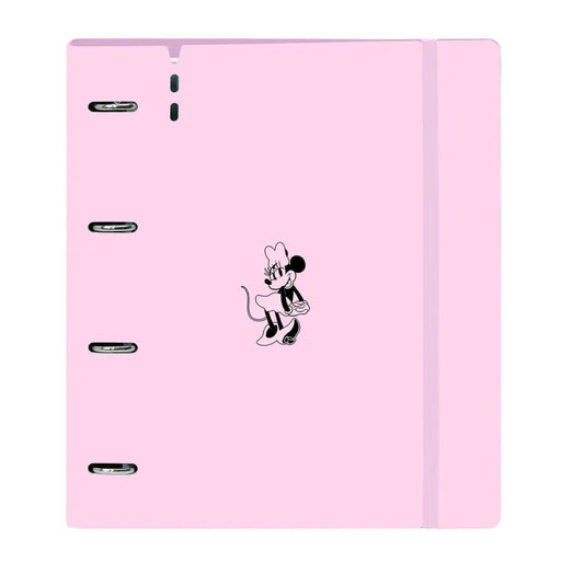 Папка с пръстени Minnie Mouse Naive Розов 27 X 32 X 4 cm