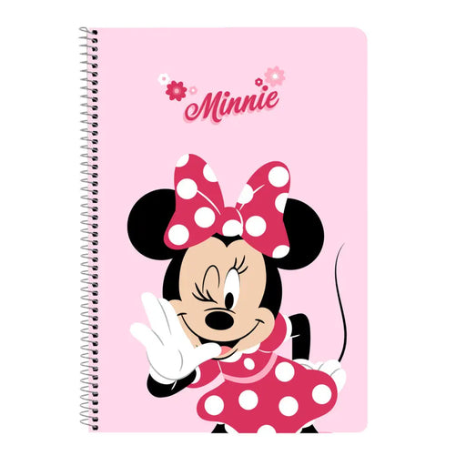 Папка с пръстени Minnie Mouse Naive Розов A4 21.5 x 31 x 1