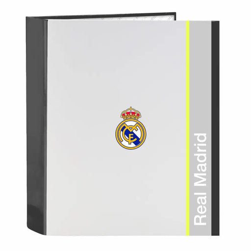 Папка с пръстени Real Madrid C.F. Бял A4 27 x 33 x 6 cm