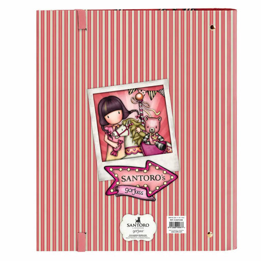 Папка с пръстени Gorjuss Carousel Сьомга (27 x 32 x 3.5 cm)
