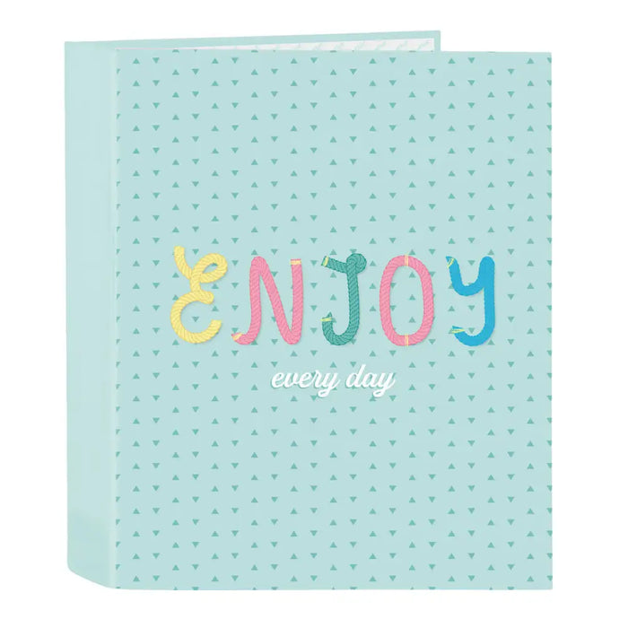 Папка с пръстени BlackFit8 Enjoy Зелен A4 27 x 33 x 6 cm