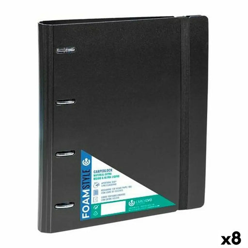 Папка с пръстени Carchivo CARPEBLOCK Черен A4 (8 броя)