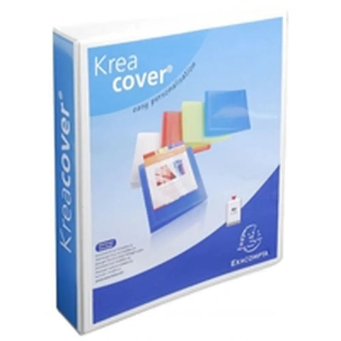 Папка с пръстени Exacompta KREACOVER Бял A4+ (10 броя)