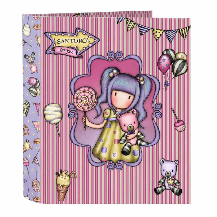 Папка с пръстени Gorjuss First prize Люляк A4 27 x 33 x 6 cm