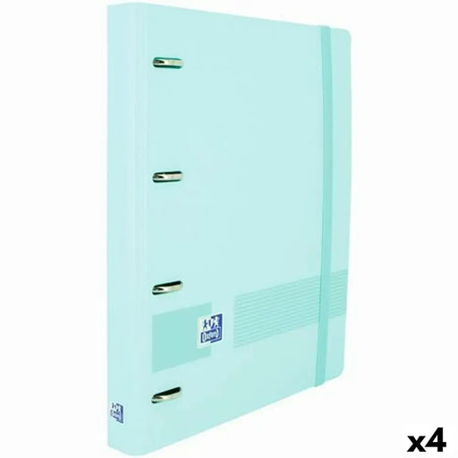 Папка с пръстени Oxford EuropeanBinder Пастелно Синьо A4+