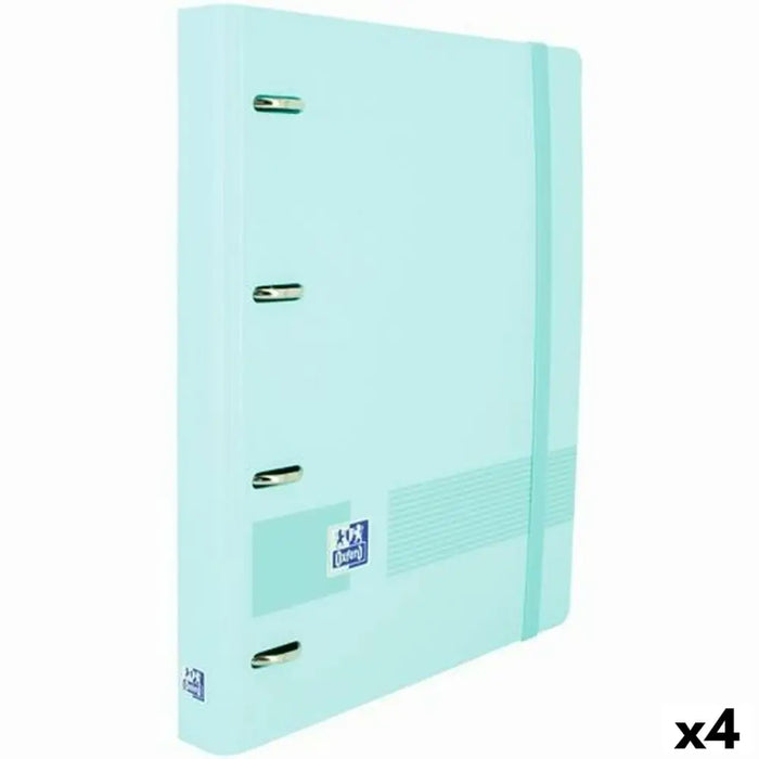 Папка с пръстени Oxford EuropeanBinder Пастелно Синьо A4+