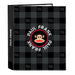 Папка с пръстени Paul Frank Campers Черен A4 (27 x 33 x 6