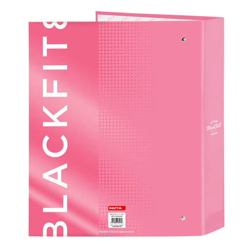 Папка с пръстени BlackFit8 Glow up Розов A4 27 x 33 x 6 cm