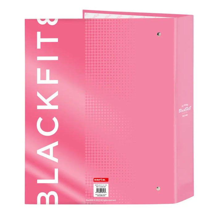 Папка с пръстени BlackFit8 Glow up Розов A4 27 x 33 x 6 cm
