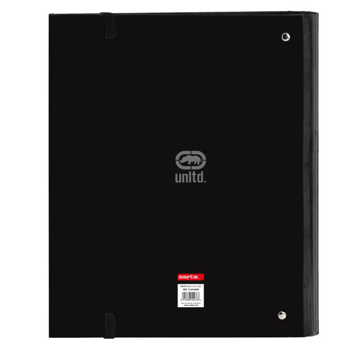 Папка с пръстени Eckō Unltd. Rhino Черен Сив 27 x 32 x 3.5