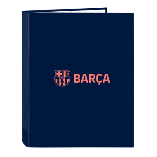 Папка с пръстени F.C. Barcelona Морско син A4 26.5 x 33 x 4