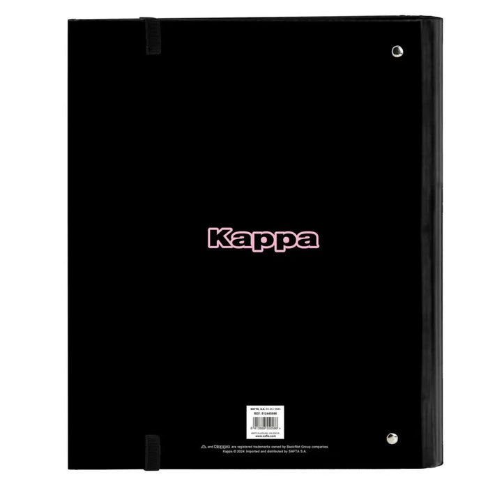 Папка с пръстени Kappa Silver pink Черен Розов 27 x 32 x