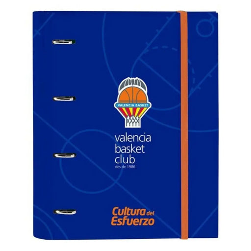 Папка с пръстени Valencia Basket M666 Син Оранжев (27 x 32