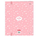 Папка с пръстени BlackFit8 Globitos 27 x 32 x 3.5 cm Розов
