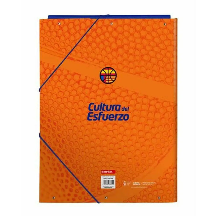 Папка Valencia Basket M068 Син Оранжев A4