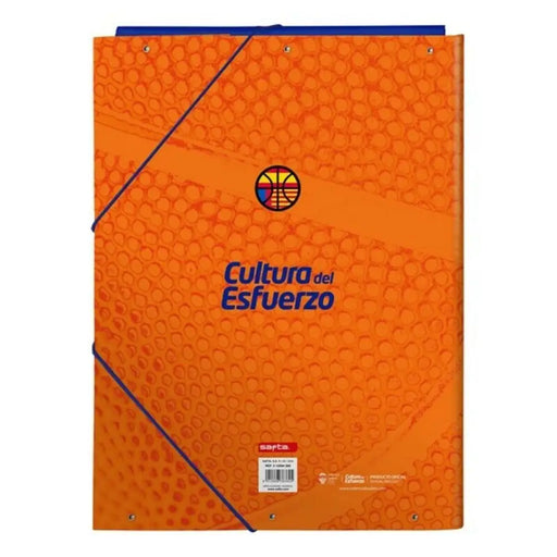 Папка Valencia Basket M068 Син Оранжев A4