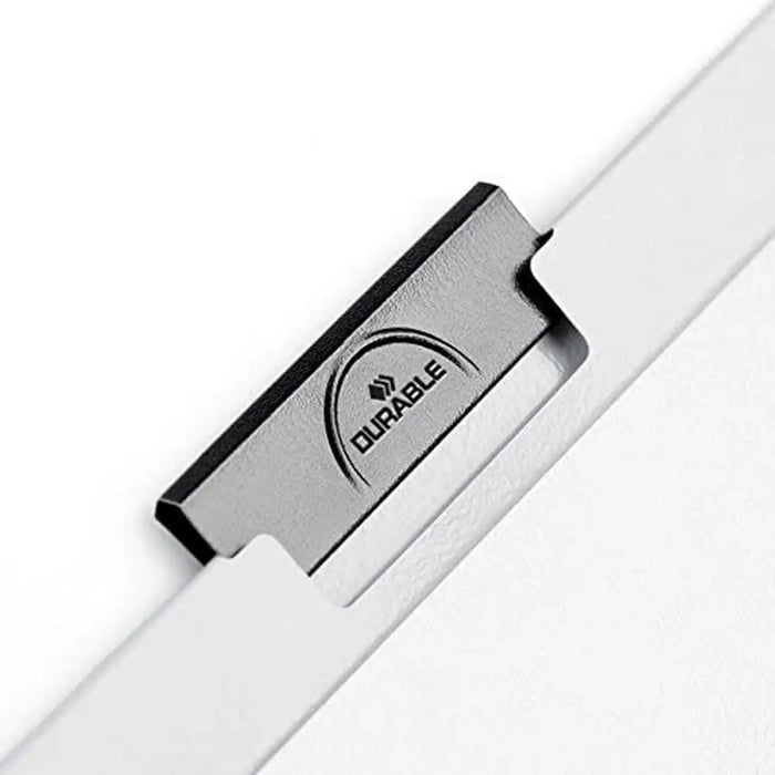 Папка за Документи Durable Duraclip 60 Червен Прозрачен A4