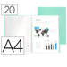 Папка за документи Liderpapel EC71 Зелен A4