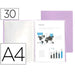 Папка за документи Liderpapel EC75 Люляк A4