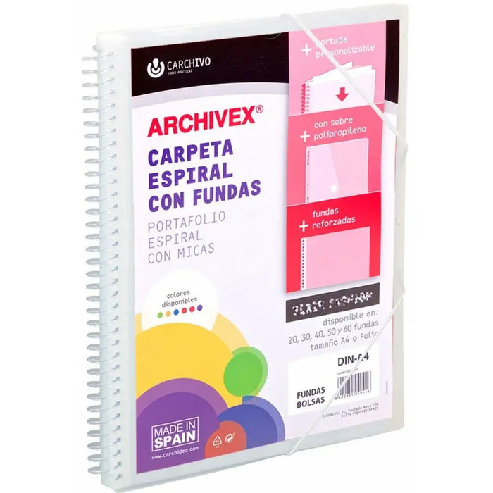 Папка за Сортиране Carchivo Archivex-Star Прозрачен A4