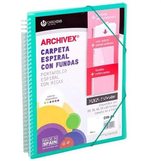 Папка за Сортиране Carchivo ARCHIVEX STAR Зелен A4