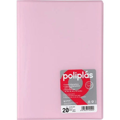 Папка за Сортиране Grafoplas POLIPLÁS Розов A4 (8 броя)