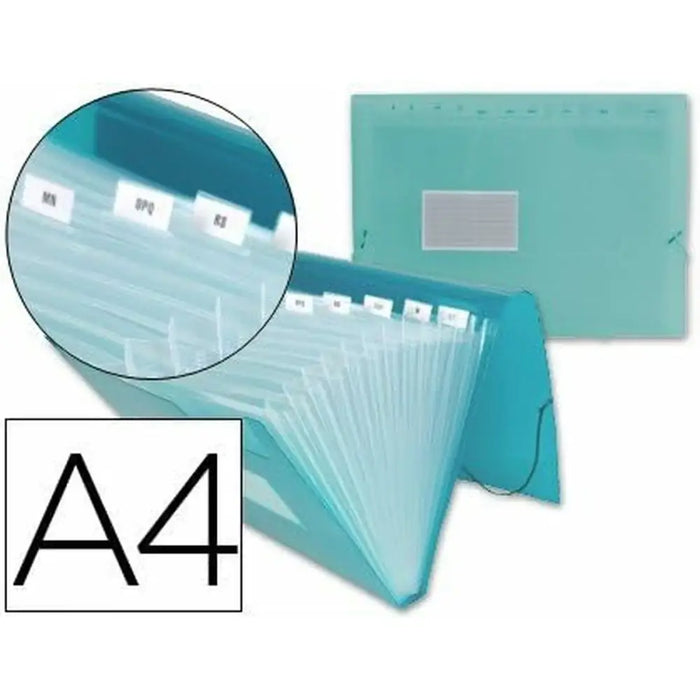 Папка за Сортиране Liderpapel FU13 Зелен A4