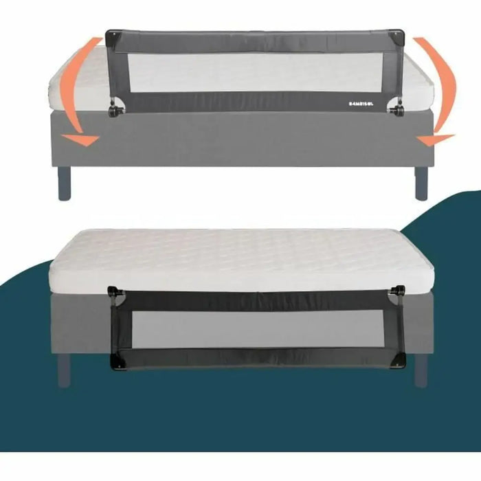 Парапет за легло Looping BL5003G 44 x 150 cm Сив