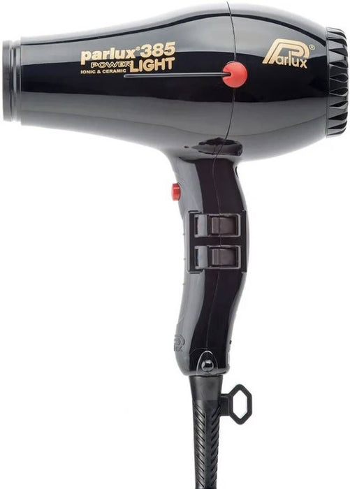 Parlux Професионален сешоар 385 Power Light, 2150W, черен