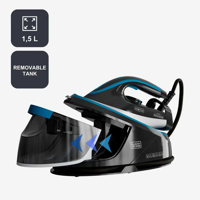 Парна ютия Black & Decker BXSS2401E Пластмаса 2400 W