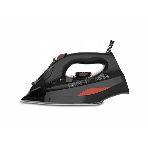Парна ютия Black + Decker BXIR3000E (3000W; черна)