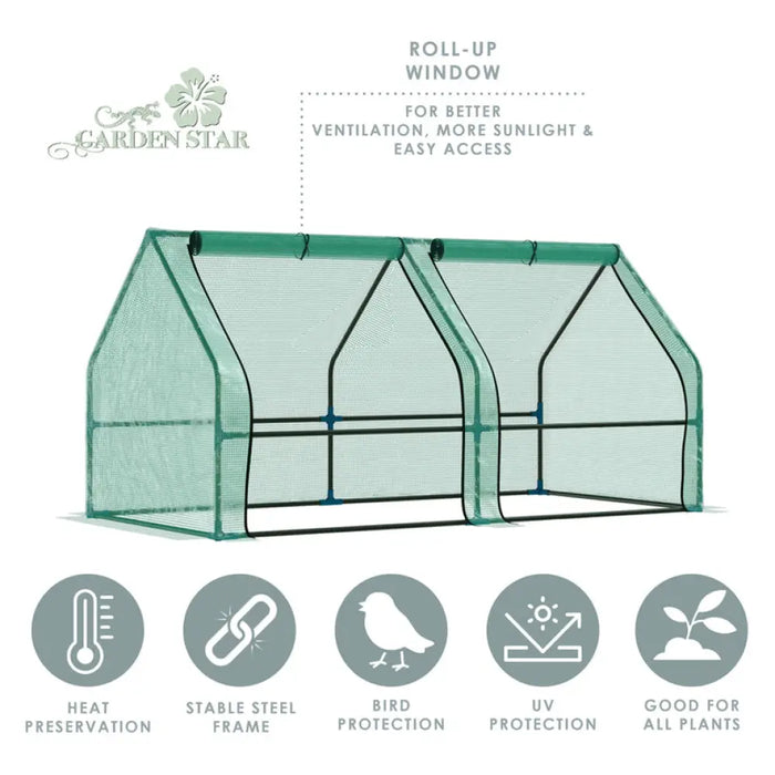 ПАРНИК 90X90X180CM GARDEN STAR HD-243