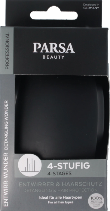 Четка за коса с разплитащ ефект, черна, 1 бр