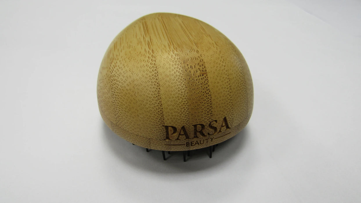 Кръгла бамбукова четка за коса, 1 бр