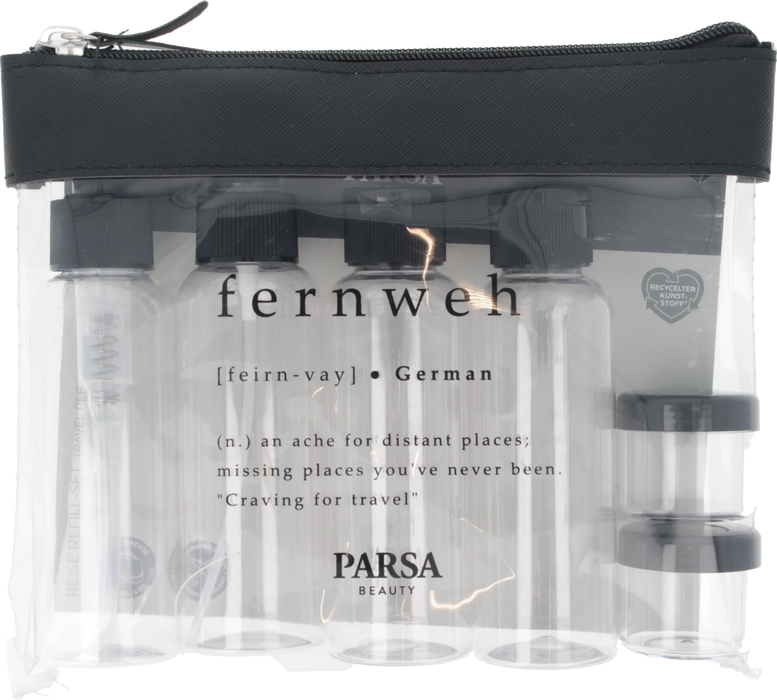 Несесер за път с празни шишенца, 1 бр