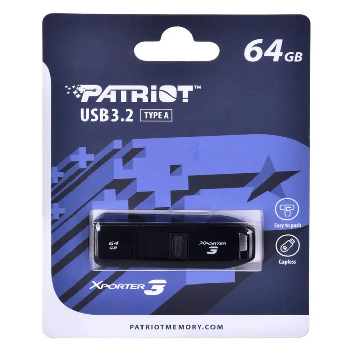 PARTIOT ФЛАШКА Xporter 3 64GB Type A USB 3.2