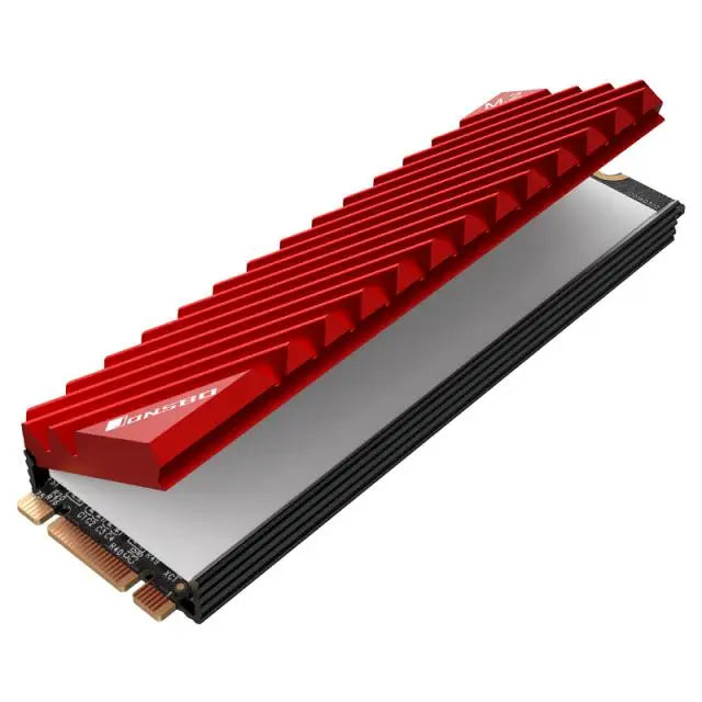 Пасивен охладител Jonsbo M.2 SSD оребрен Червен
