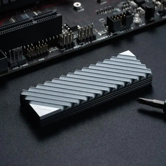 Пасивен охладител Jonsbo M.2 SSD оребрен Сив