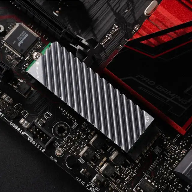 Пасивен охладител Jonsbo M.2 SSD оребрен Сив