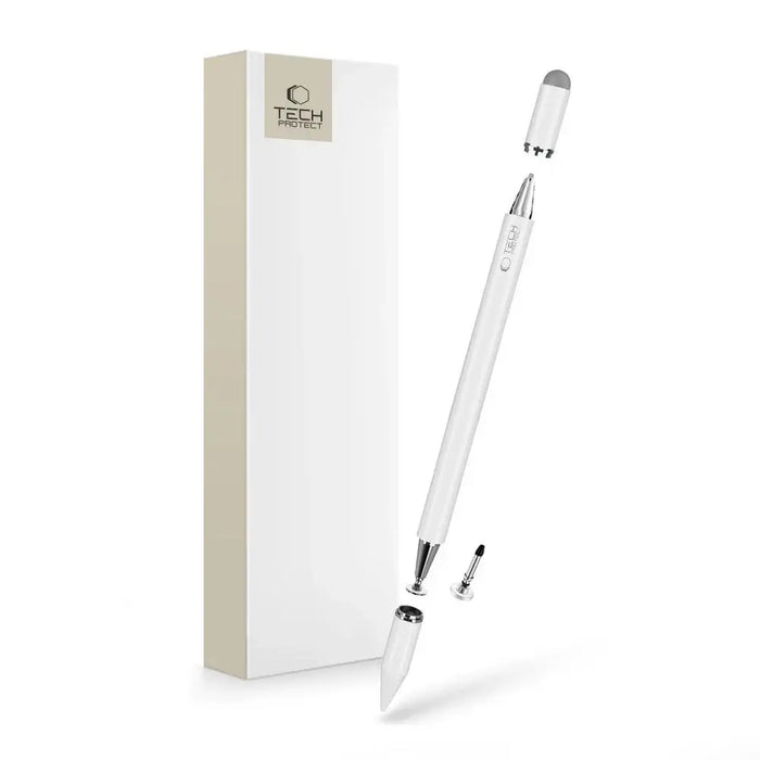 Пасивна писалка Tech-Protect USP200 3-TIP Stylus - бяла