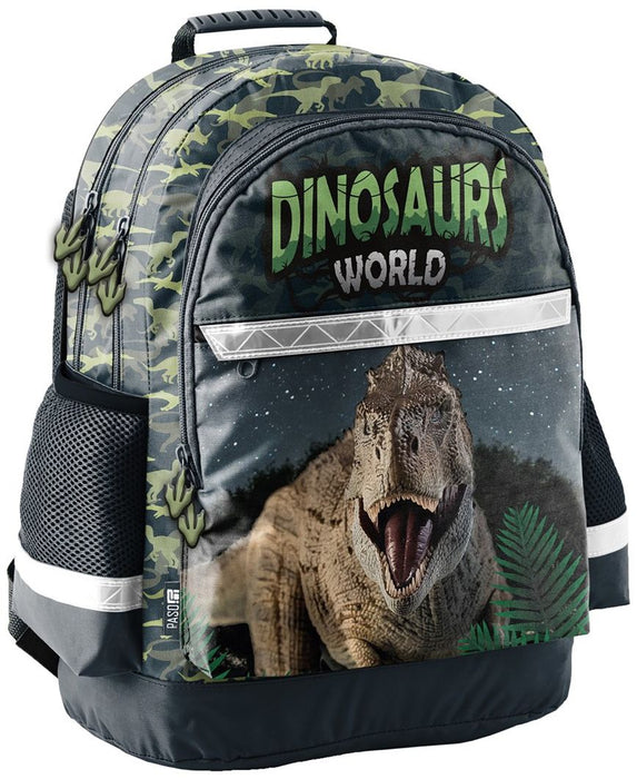 Ученическа раница Paso Dinosaur - С 2 отделения, 19 l