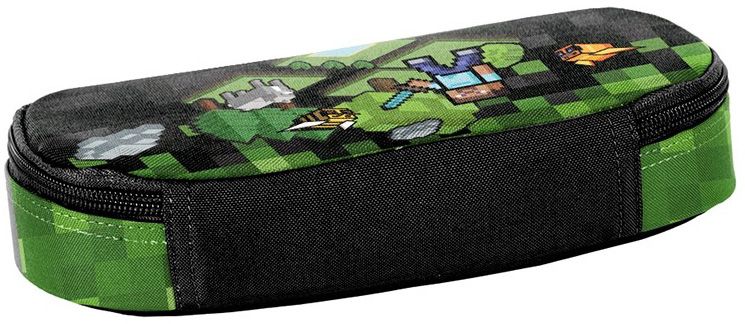Овален ученически несесер Paso Gamer - С 1 цип