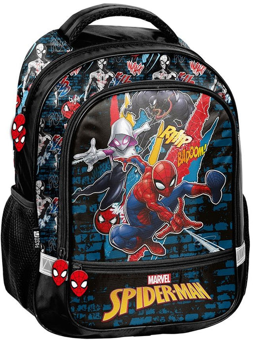 Ученическа раница Paso Spider-man - Вариант 1, с 2 отделения