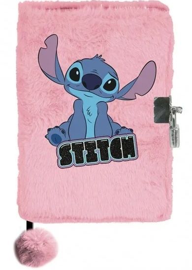 Плюшен дневник Paso Stitch - Розов